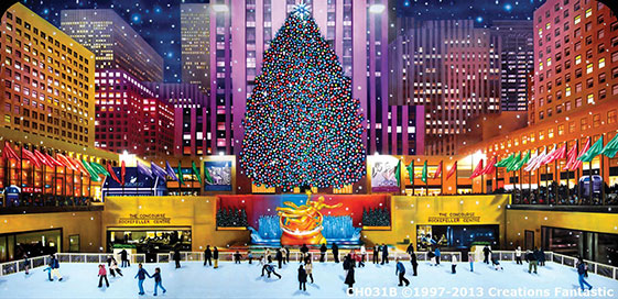 Bộ ảnh phông nền Giáng Sinh tại New York với tên gọi \