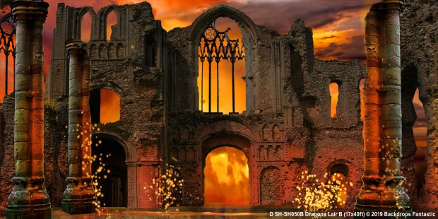 Dragon's Lair from the Musical Shrek. Hot and Firey Scene
